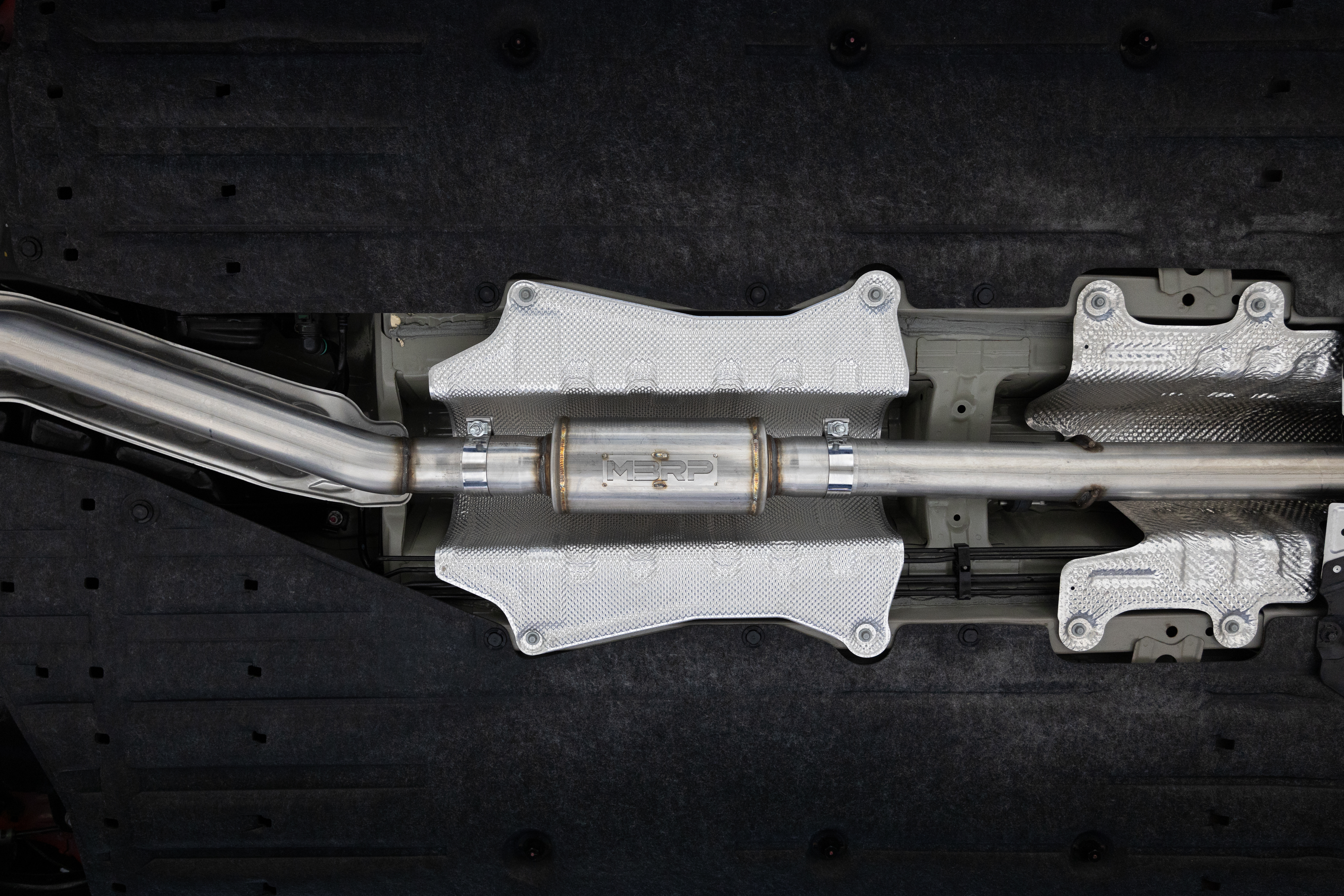 MBRP Exhaust 3in. Cat Back; 2.5in Dual Split Rear; AL